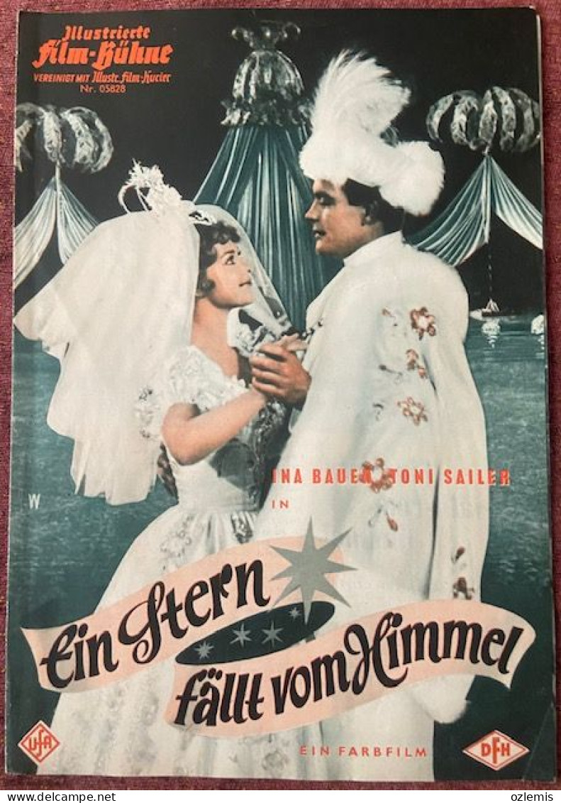 EIN STERN FALLT VOM HIMMEL ,ILLUSTRIERTE ,FILM - KUHNE ,CINEMA ,MOVIE ,MAGAZINE - Kino & Fernsehen