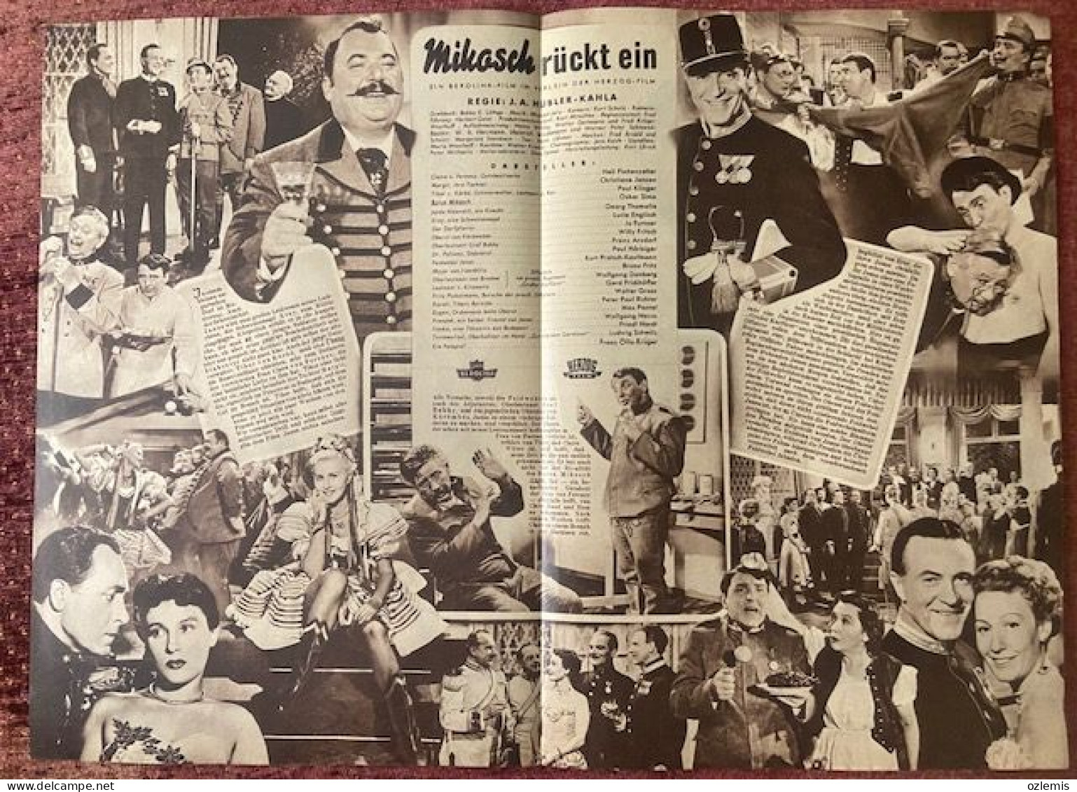 MIKOSCH RUCKTEIN ,ILLUSTRIERTE ,FILM - KUHNE ,CINEMA ,MOVIE ,MAGAZINE - Bioscoop En Televisie