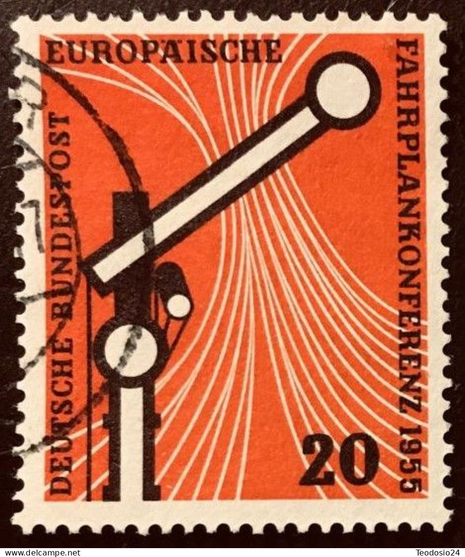 DUITSLAND - Michel - 1955 - Nr 219 - Usati