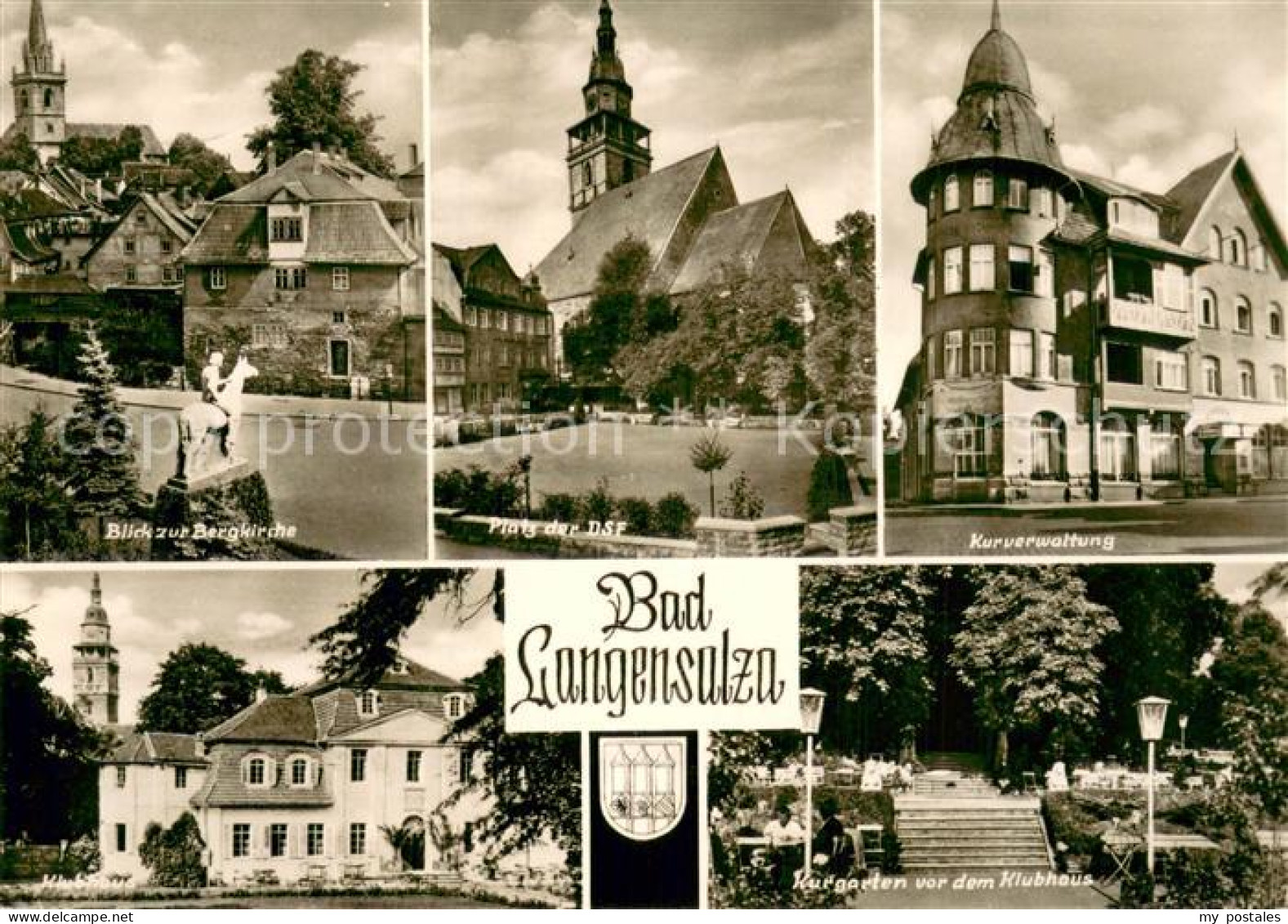 73751066 Bad Langensalza Bergkirche Platz Der DSF Kurverwaltung Klubhaus Kurgart - Bad Langensalza