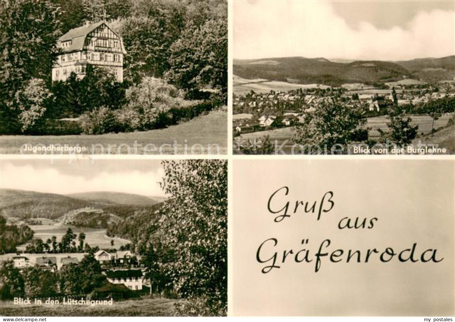 73751045 Graefenroda Jugendherberge Blick Von Der Burglehne Luetschegrund Graefe - Other & Unclassified