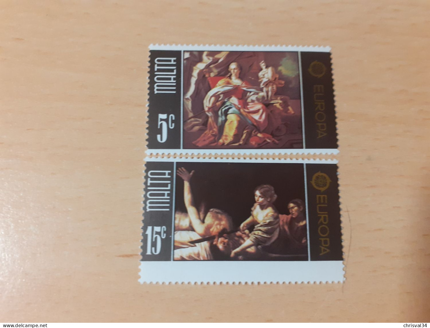 TIMBRES  MALTE  EUROPA   1975    N  507  /  508   COTE  2,00  EUROS      NEUFS  LUXE** - 1975