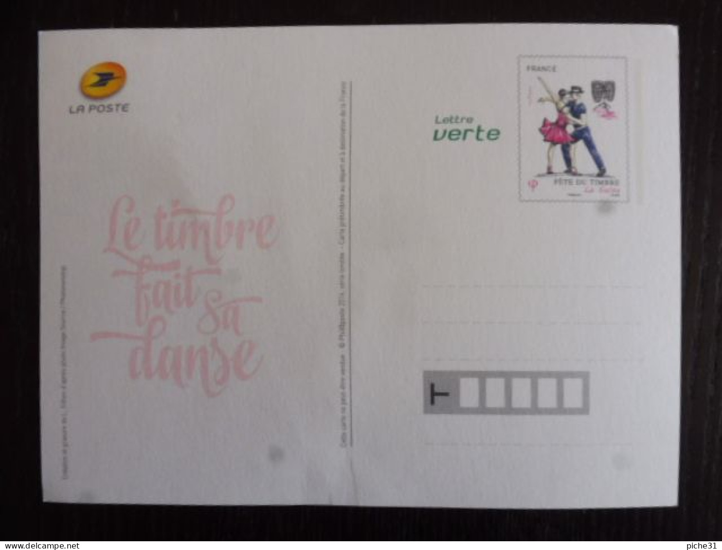 FRANCE - Entier Postal Fête Du Timbre 2014  Salsa Neuf + 1 Env 1°jour Cadeau - Prêts-à-marquer