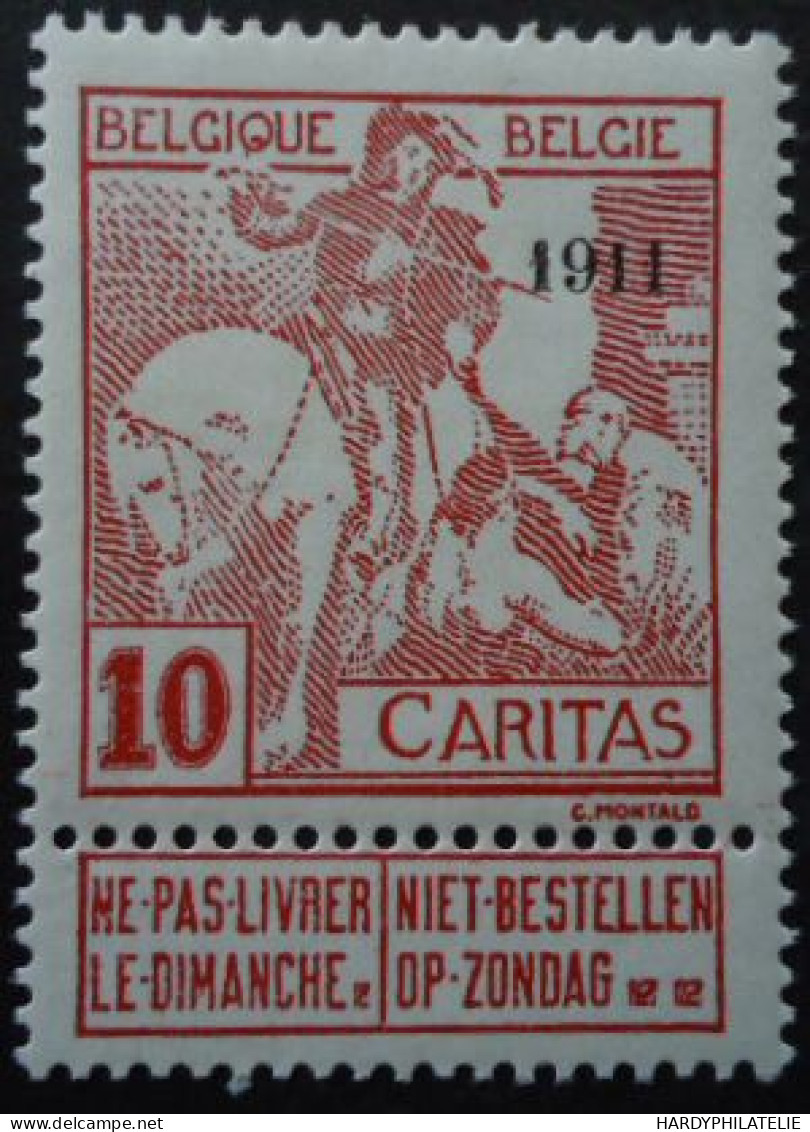 BELGIQUE N°98 MNH** - 1910-1911 Caritas