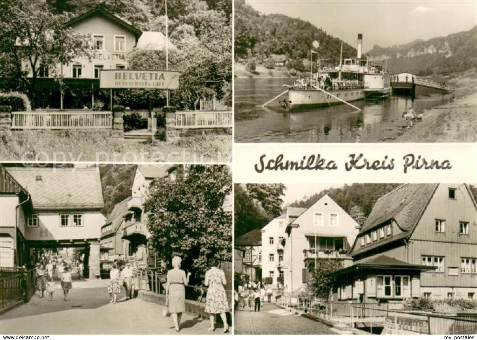 73750997 Schmilka Helvetia Restaurant Fahrgastschiff Ortspartien Schmilka - Bad Schandau