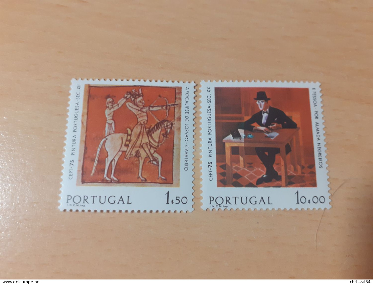 TIMBRES  PORTUGAL  EUROPA   1975    N  1261  /  1262   COTE  45,00  EUROS      NEUFS  LUXE** - 1975