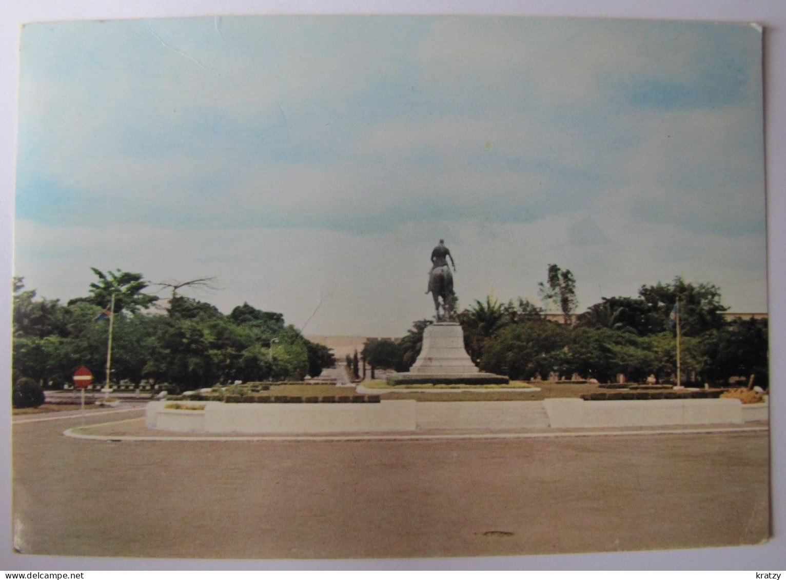 CONGO BELGE - LEOPOLDVILLE - Monument à Léopold II - Kinshasa - Leopoldville (Leopoldstadt)