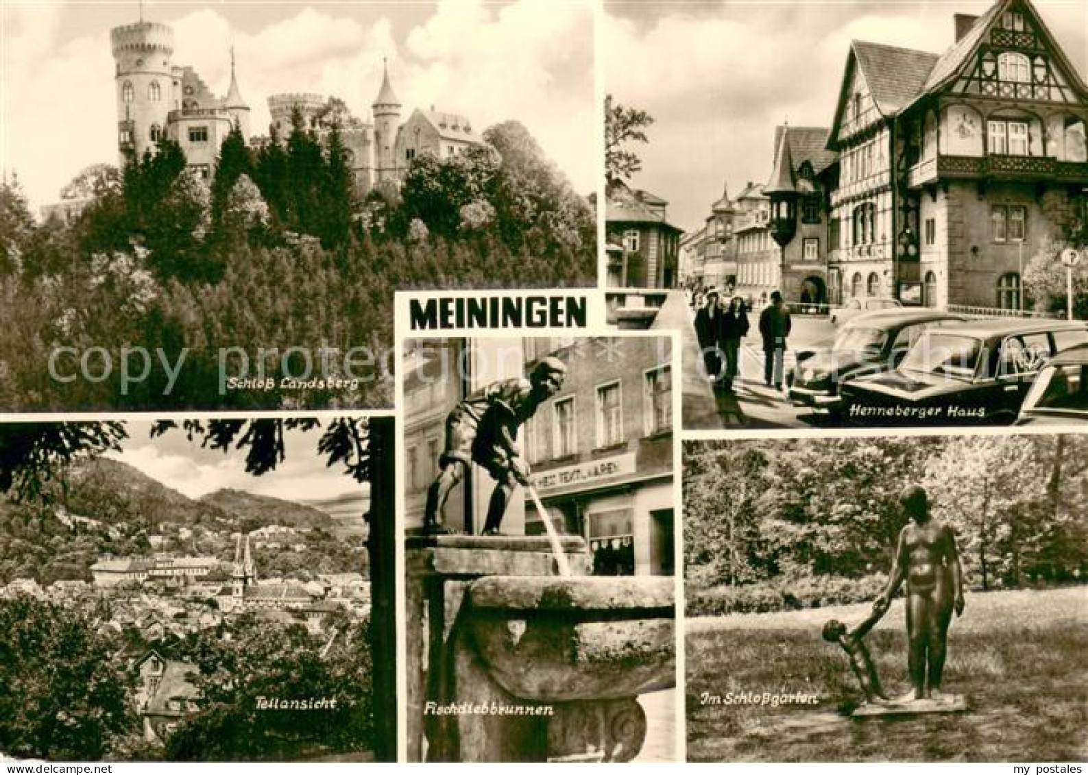 73750973 Meiningen Thueringen Schloss Landsberg Henneberger Haus Teilansicht Fis - Meiningen