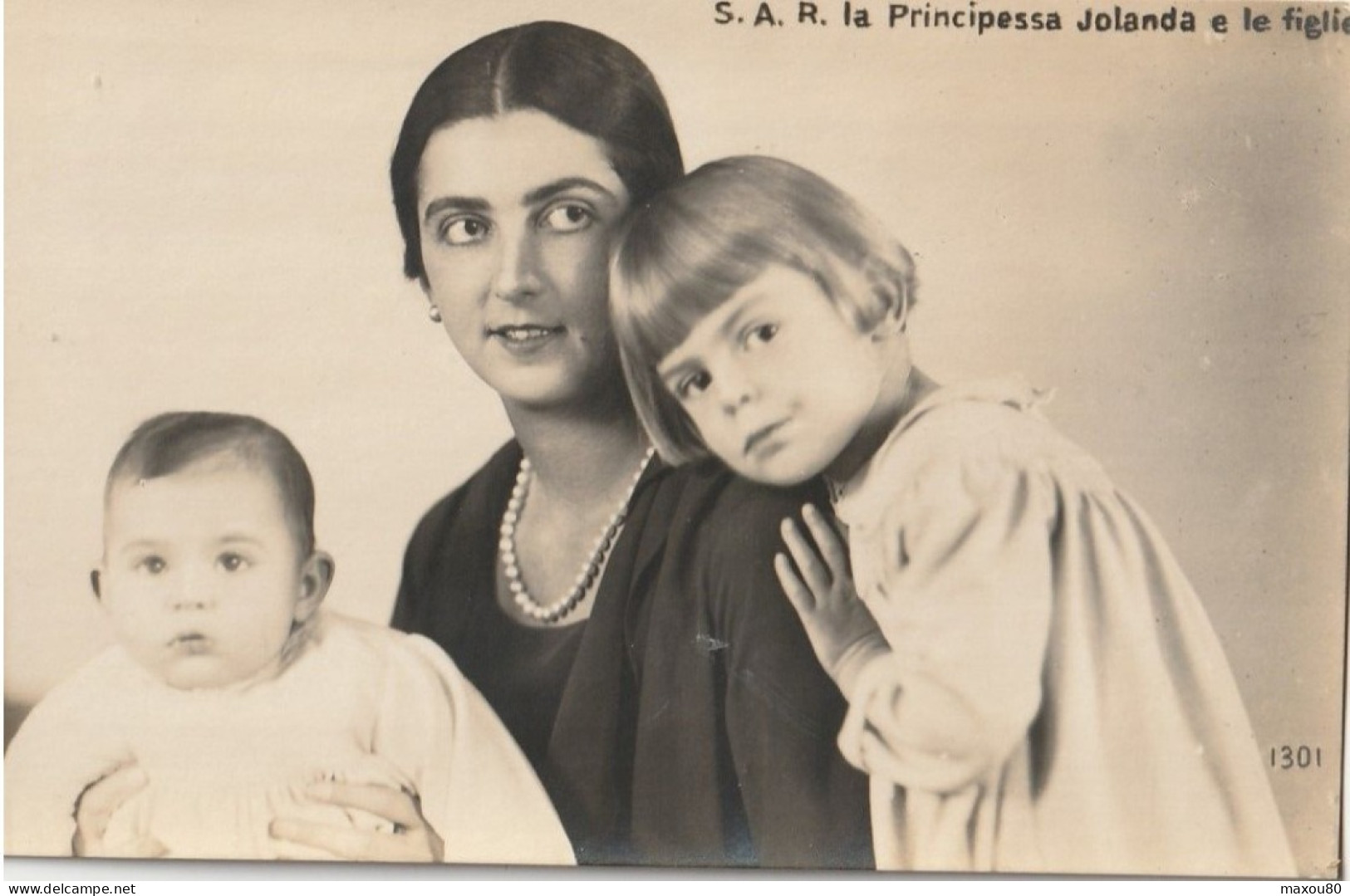 CPA  S.A.R  La Principessa Jolanda E Le Figlie - Familles Royales