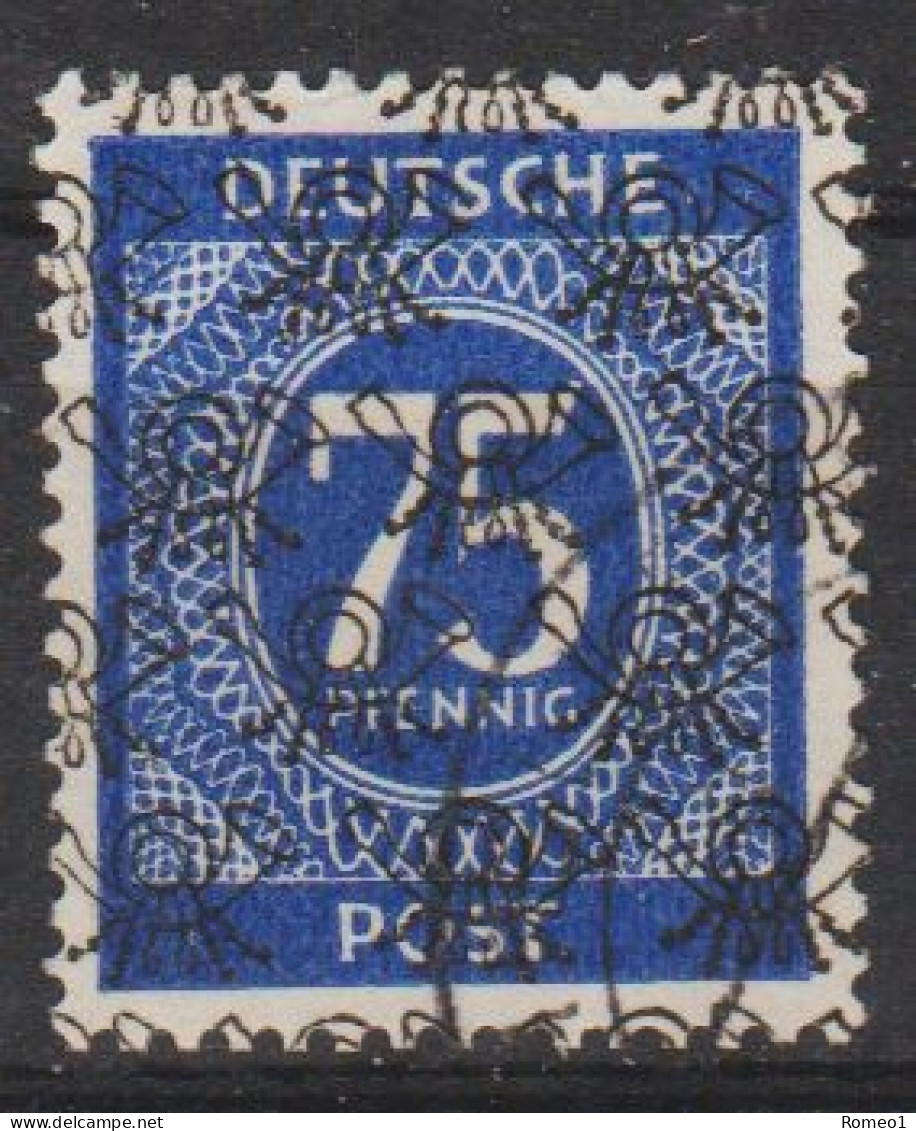 1948: Bizone Mi.Nr. 67 II Gest. / Allemagne Secteur Anglo-Américain Y&T No. BIZ 20R(I) Obl. (d250) - Usados