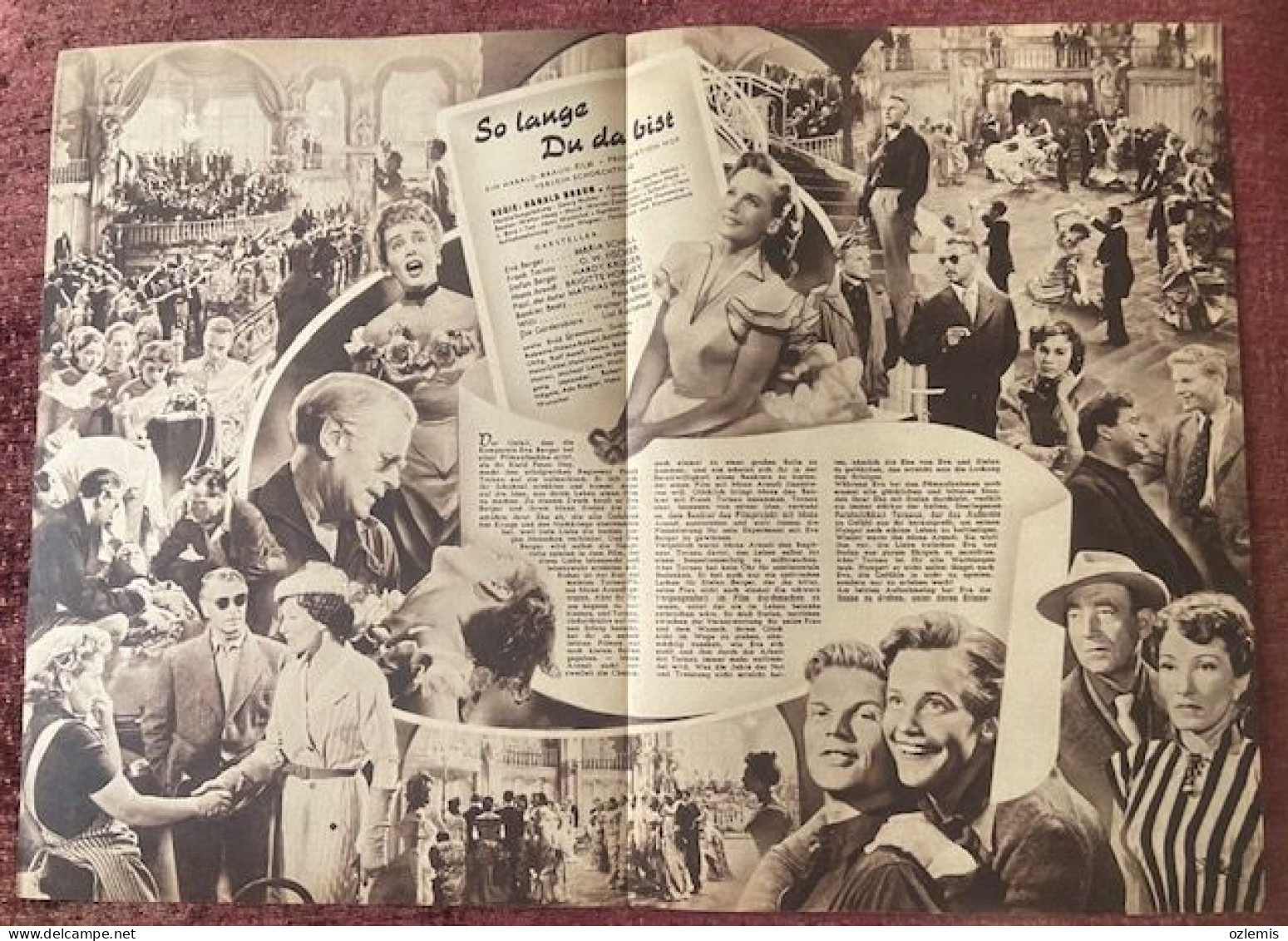 SO LANGE DU DA BIST ,ILLUSTRIERTE ,FILM - KUHNE ,CINEMA ,MOVIE ,MAGAZINE - Cinema & Televisione