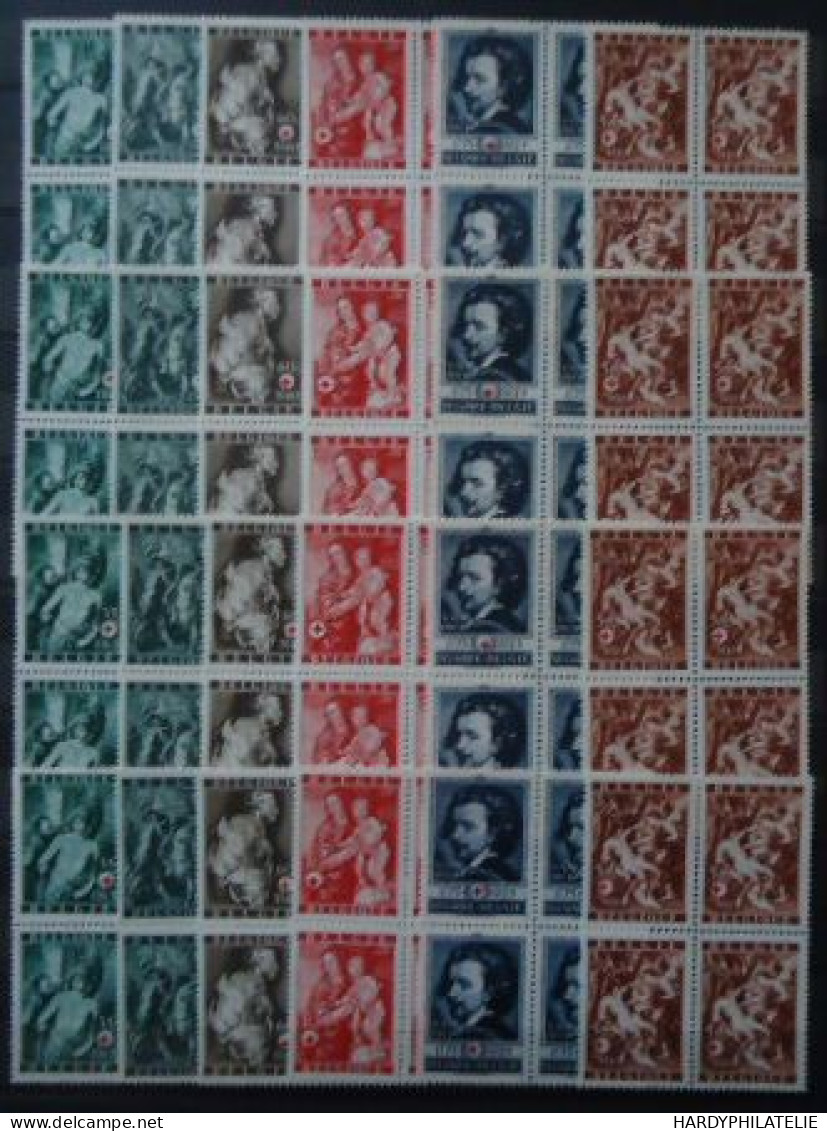 BELGIQUE N°647/652 16 Séries MNH** - Unused Stamps
