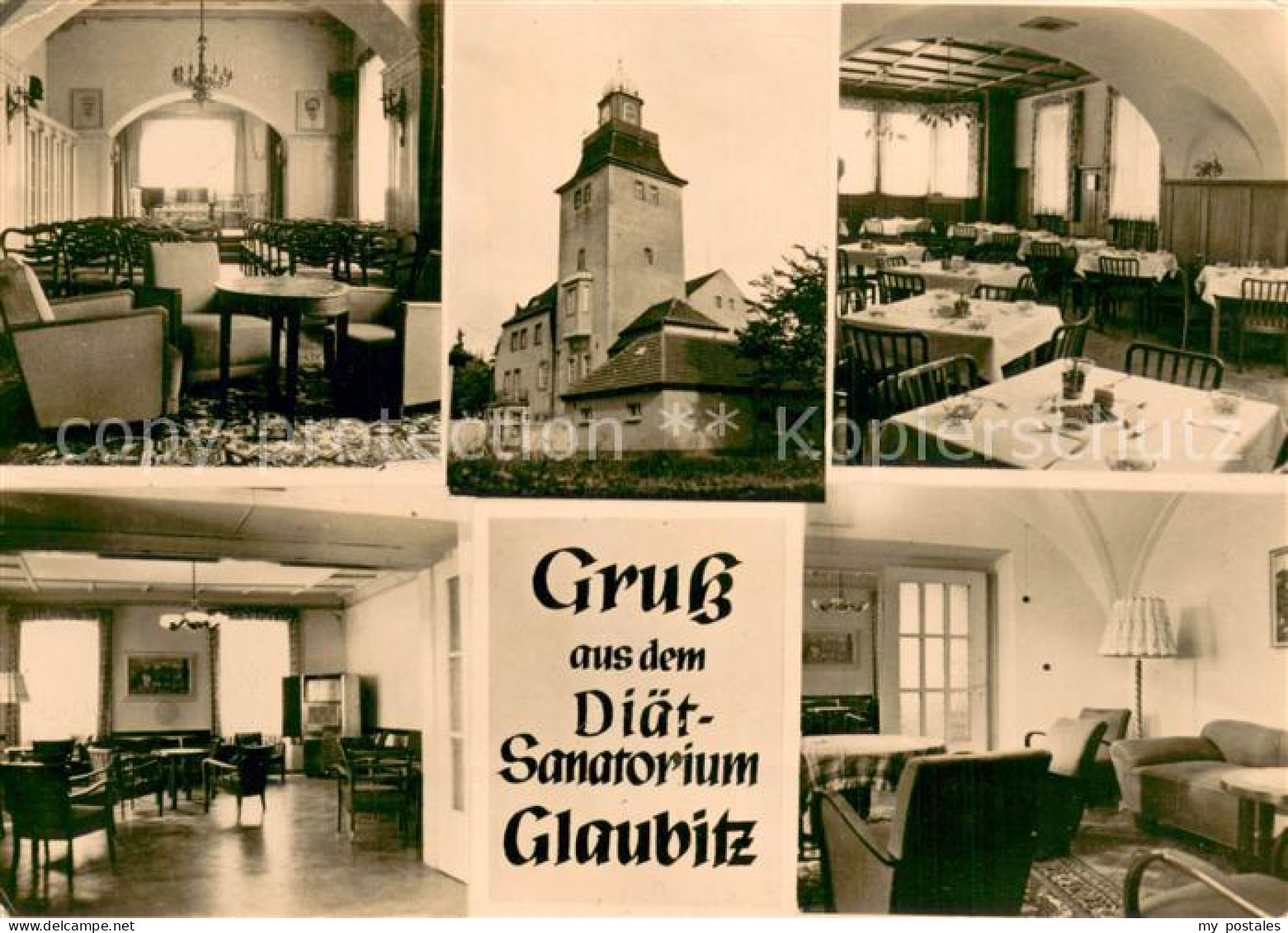 73750916 Glaubitz Diaet Sanatorium Speisesaal Gastraeume Zimmer  - Otros & Sin Clasificación