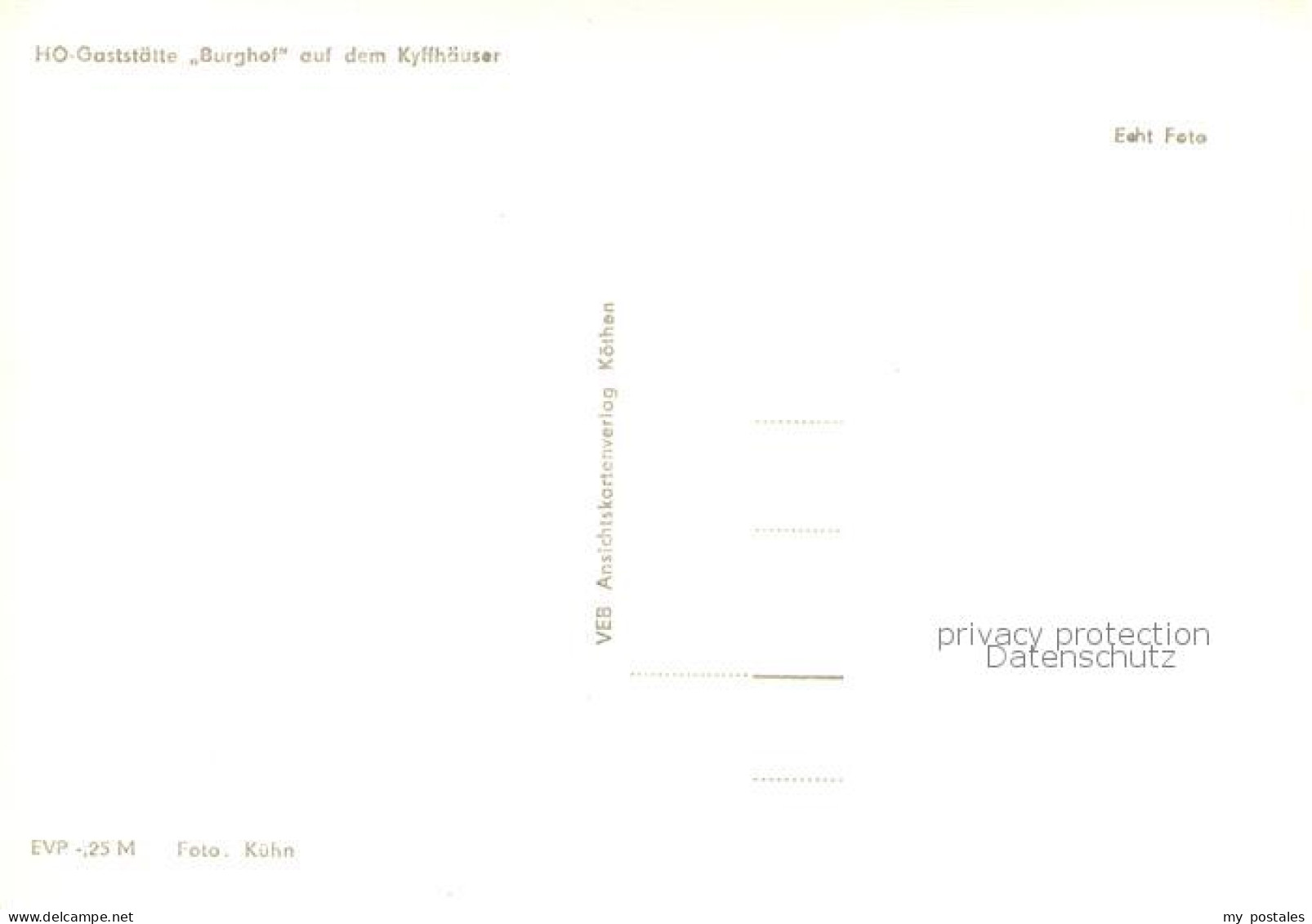 73750910 Kyffhaeuser HO Gaststaette Burghof Kyffhaeuser - Bad Frankenhausen