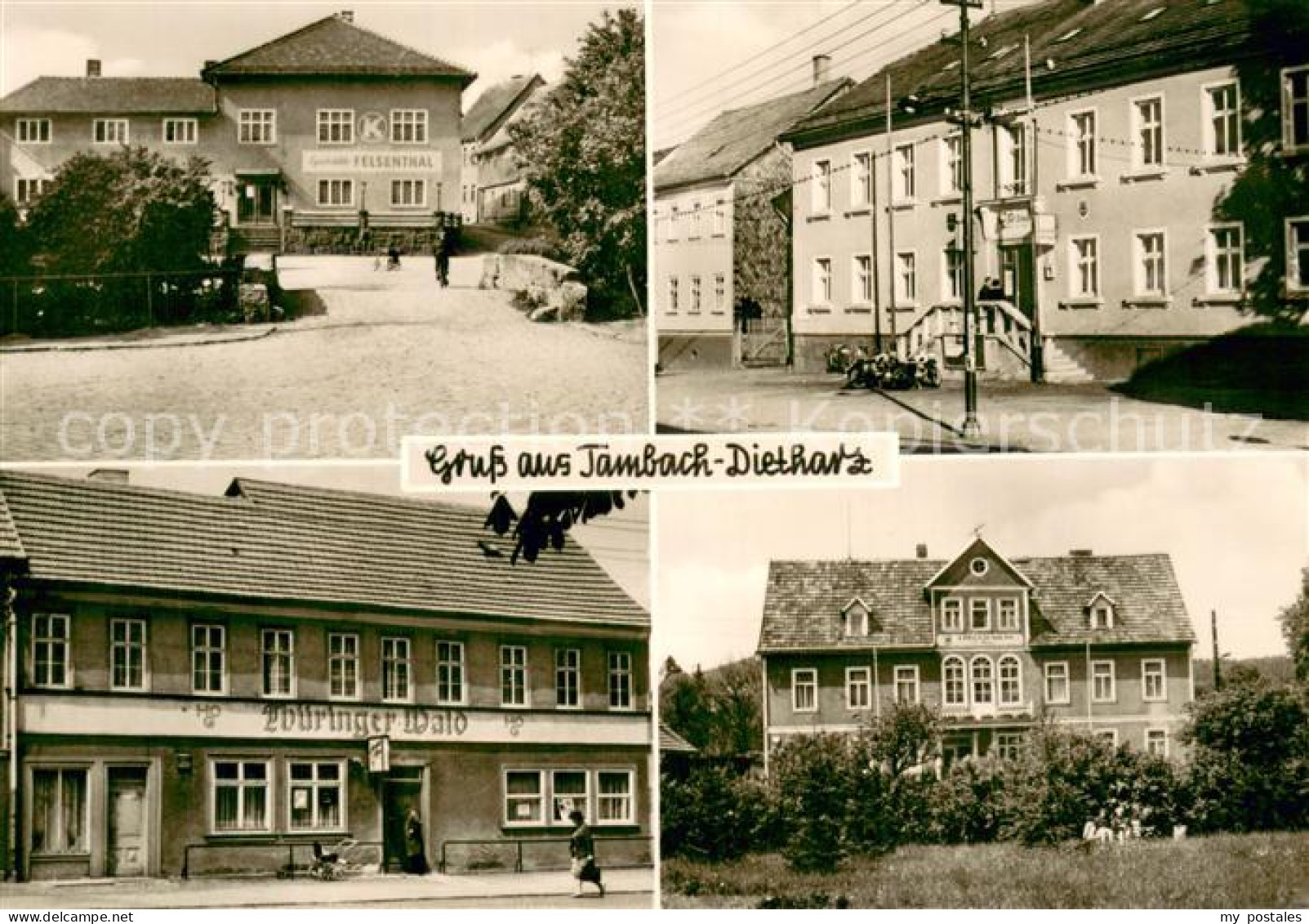 73750895 Tambach-Dietharz Gaststaette Felsenthal Volkshaus Und Rat Der Stadt HOG - Tambach-Dietharz