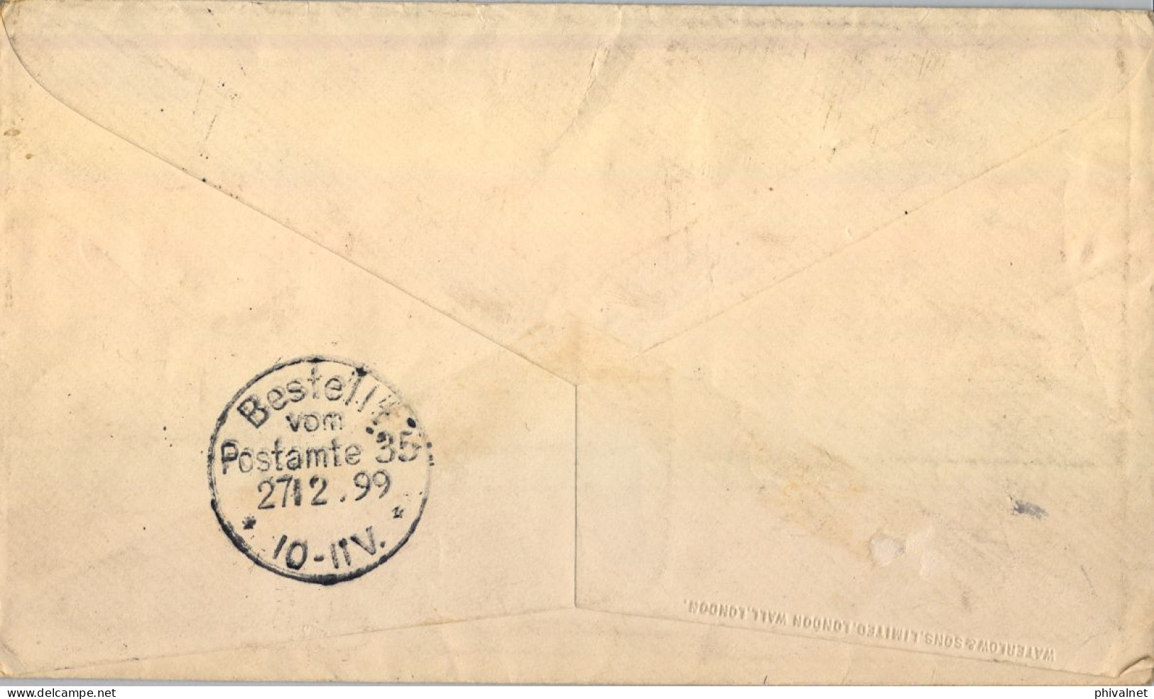 1899 GUATEMALA  , SOBRE ENTERO POSTAL CIRCULADO A BERLIN VIA PUERTO BARRIOS , LLEGADA AL DORSO - Guatemala