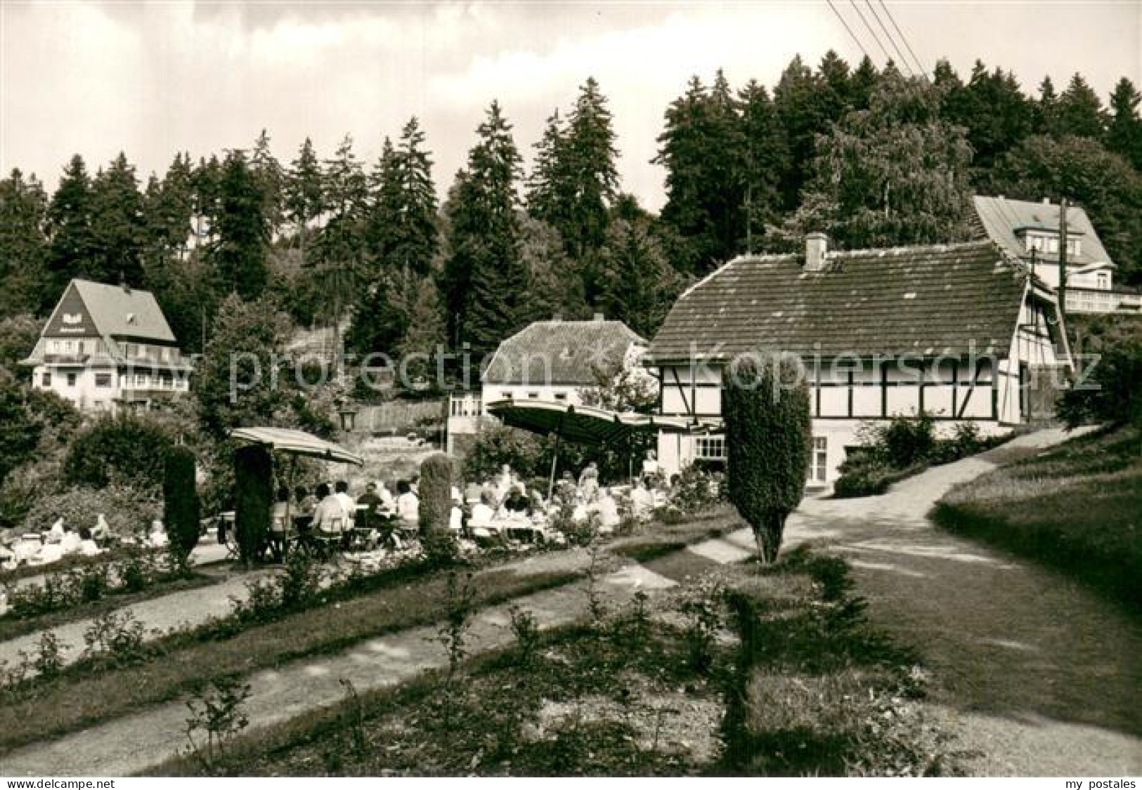 73750854 Altenbrak Harz Kaffeegarten Am Haus Des Handwerks Altenbrak Harz - Altenbrak