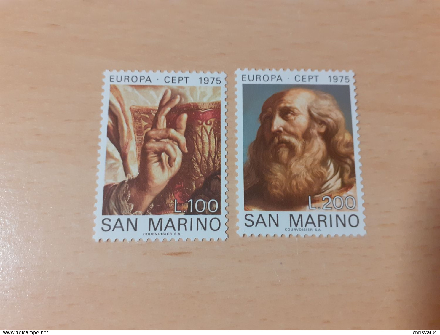 TIMBRES  SAINT-MARIN  ANNEE   1975    N  891  /  892   COTE  1,50  EUROS      NEUFS  LUXE** - Unused Stamps