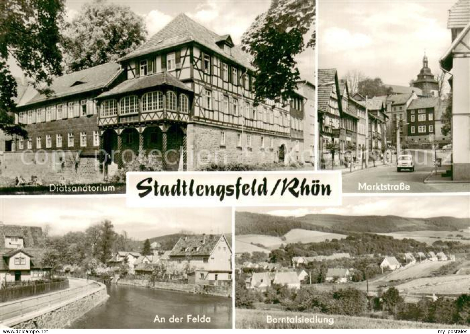 73750842 Stadtlengsfeld Diaetsanatorium Marktstrasse An Der Felda Borntalsiedlun - Other & Unclassified