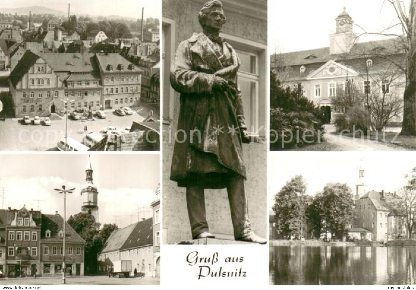 73750805 Pulsnitz Sachsen Platz Der Befreiung Klinik Fuer Lungenkrankheit Blick  - Pulsnitz