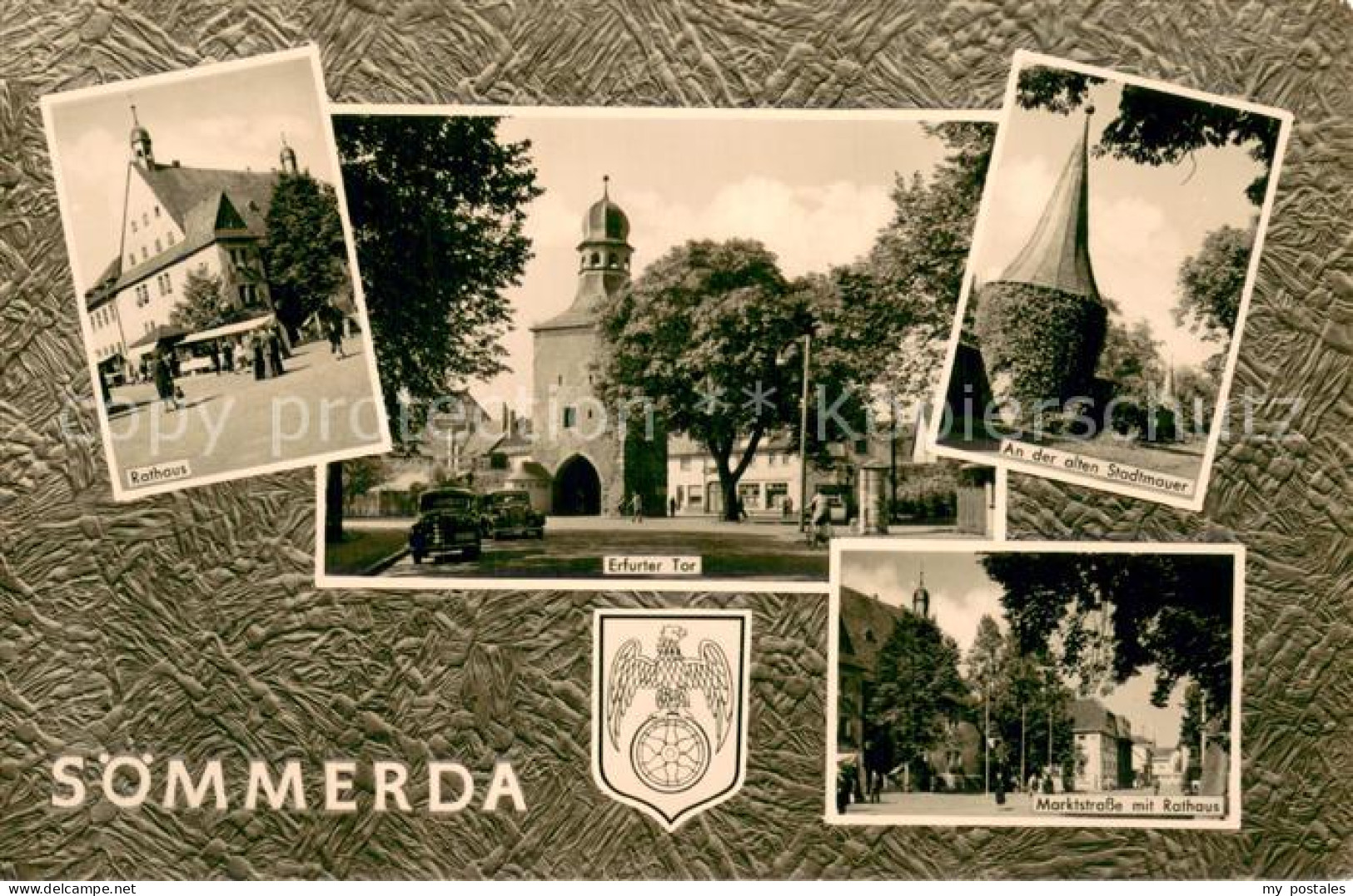 73750655 Soemmerda Rathaus Erfurter Tor Alte Stadtmauer Marktstrasse Mit Rathaus - Sömmerda