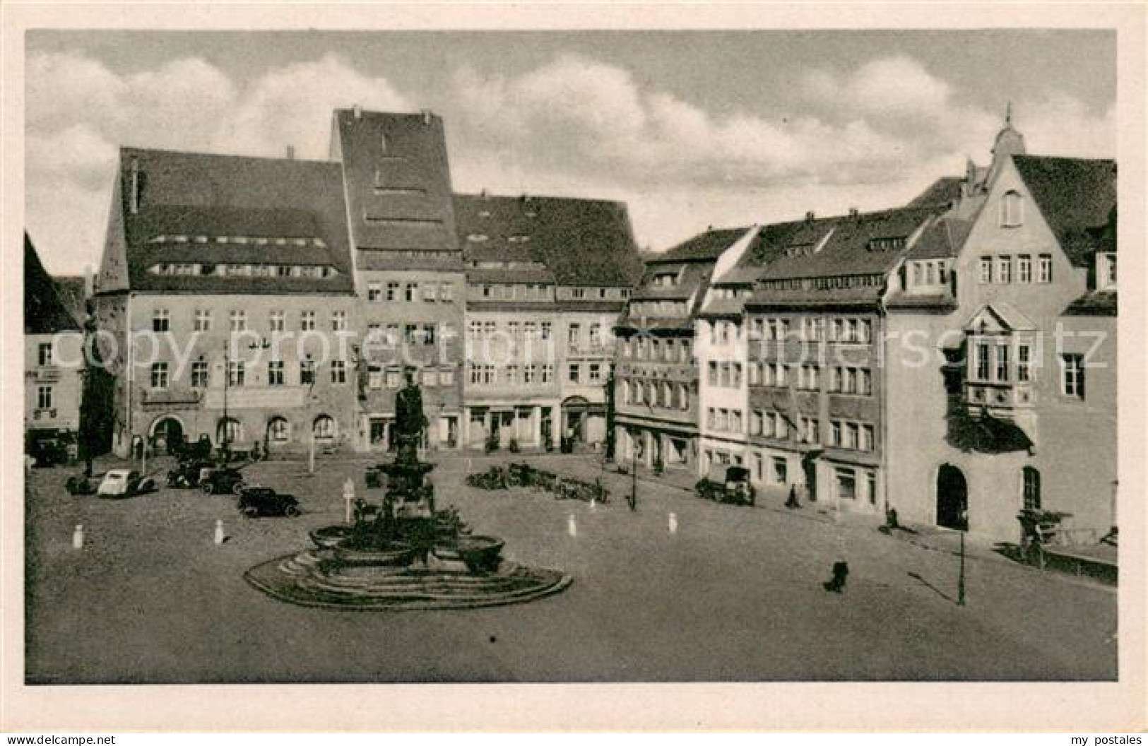 73750649 Freiberg Sachsen Obermarkt Brunnen Freiberg Sachsen - Freiberg (Sachsen)