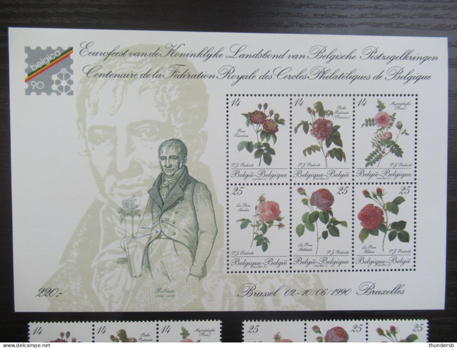 2370/75 En BL67 'Rozen - Redouté' - Postfris ** - Face Value: 11 Euro - Unused Stamps