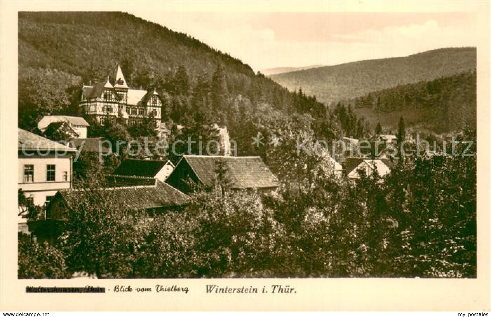 73750568 Winterstein Waltershausen Blick Vom Thielberg  - Other & Unclassified