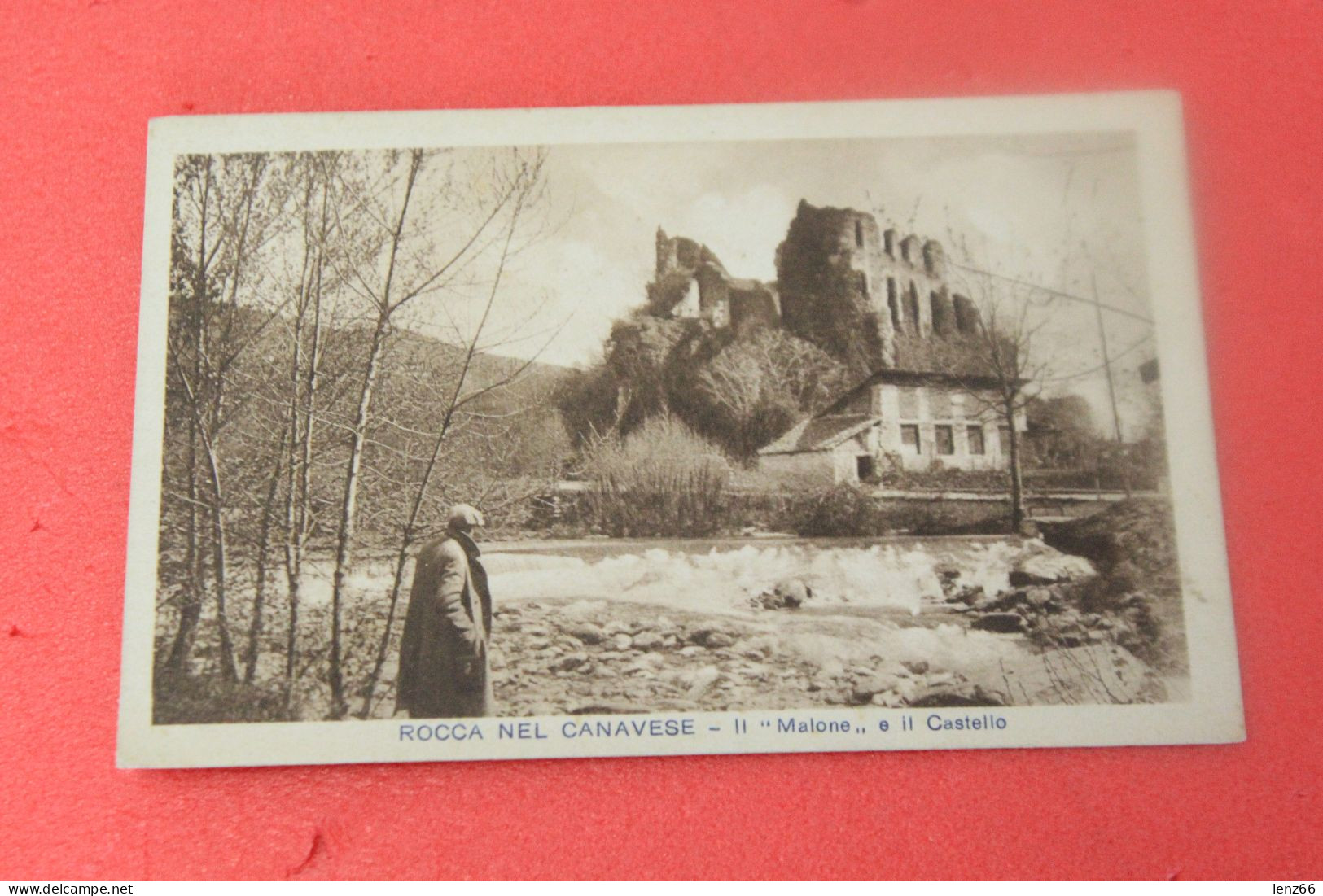 Torino Rocca Canavese Il Malone E Il Castello Animata 1931 Foto Scavini - Other & Unclassified