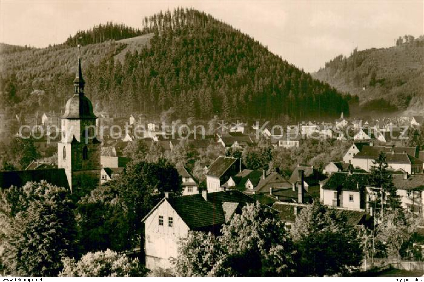 73750549 Friedrichroda Panorama Kirche Friedrichroda - Friedrichroda