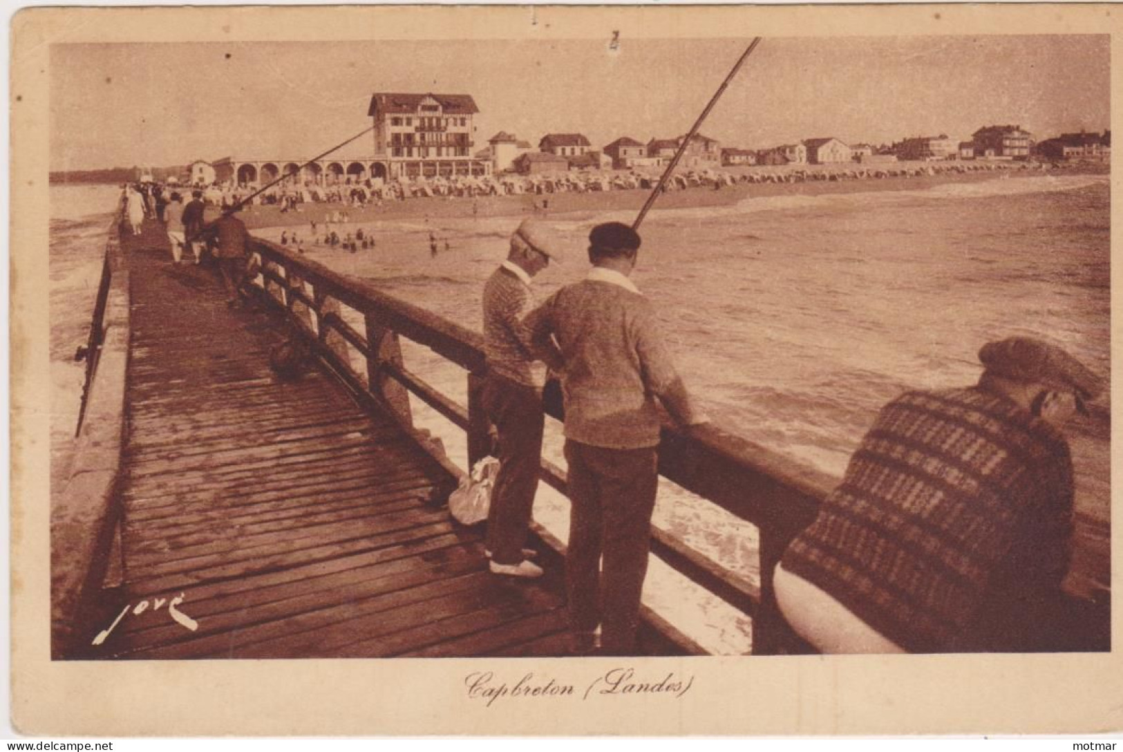 CAPBRETON (Landes), L'estacade, Pêcheurs, Bérets - Altri & Non Classificati