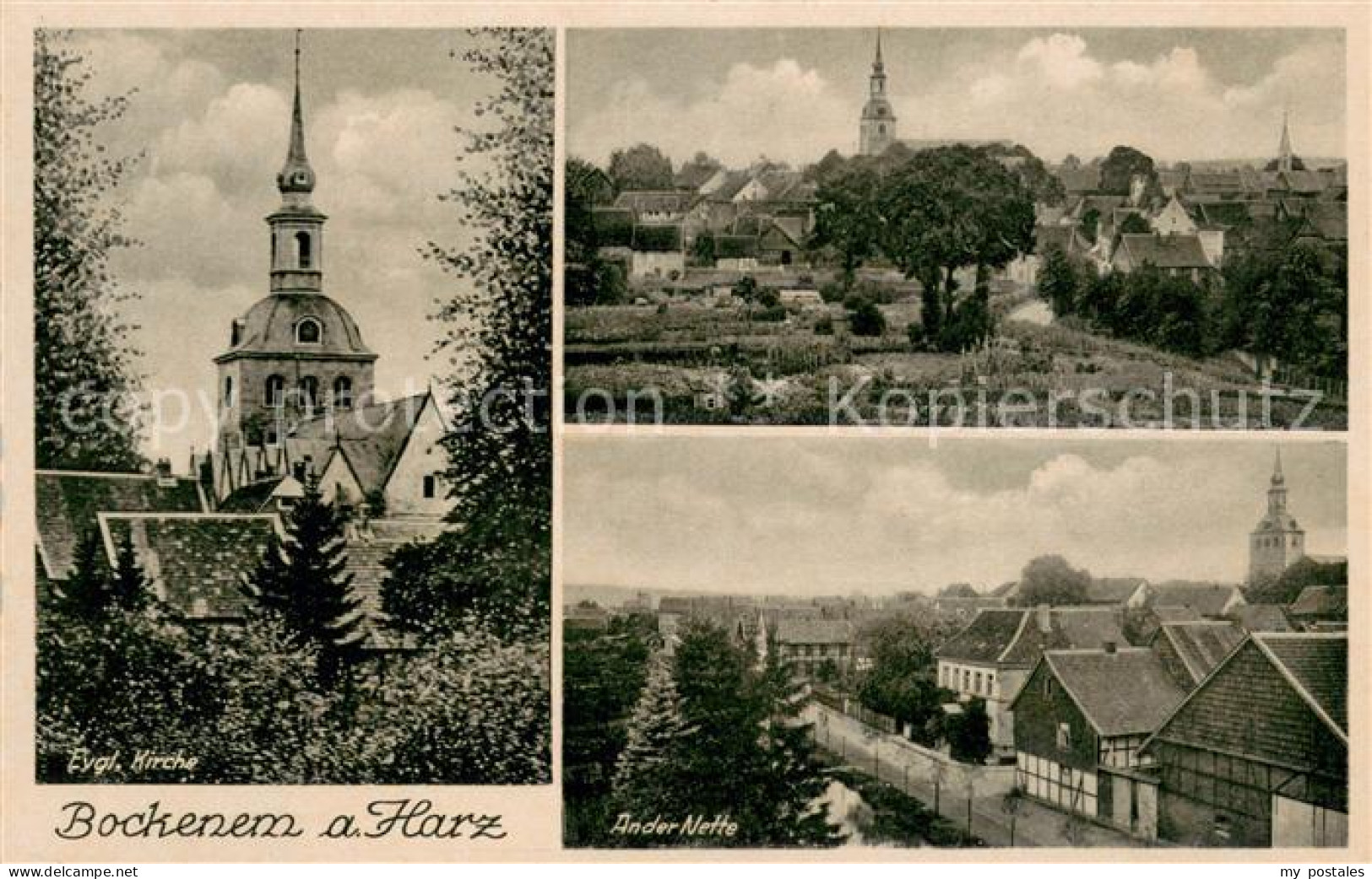 73748872 Bockenem Kirche Panorama Partie An Der Nette Bockenem - Altri & Non Classificati