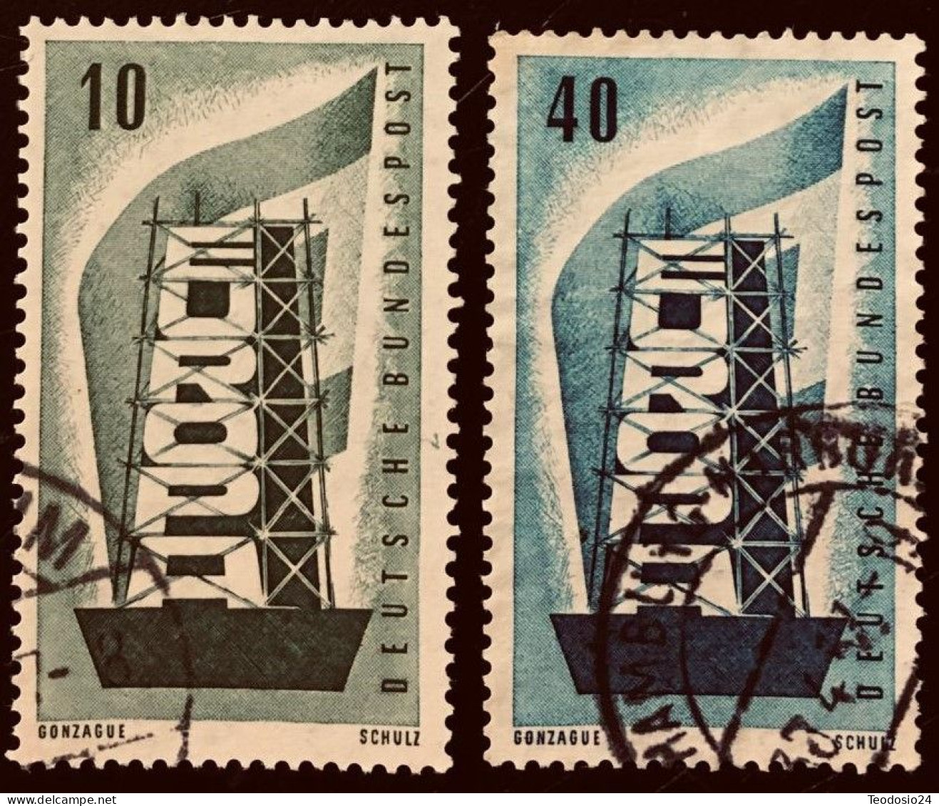RFA 1956  EUROPA - Used Stamps
