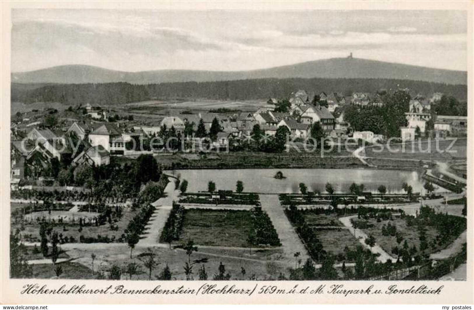 73748852 Benneckenstein Harz Kurpark Und Gondelteich Benneckenstein Harz - Altri & Non Classificati