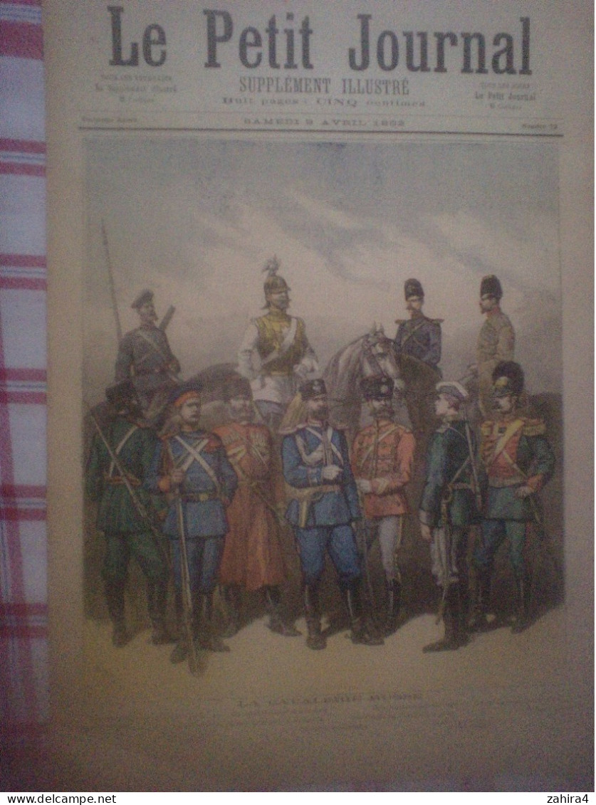 Petit Journal 72 Cavalerie Russe Dragon Cosaque Voyage Dans La Lune Porte St-Martin Chanson Je Voudrais être Mon Portier - Zeitschriften - Vor 1900