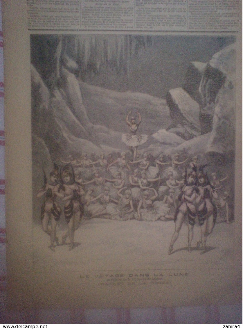 Petit Journal 72 Cavalerie Russe Dragon Cosaque Voyage Dans La Lune Porte St-Martin Chanson Je Voudrais être Mon Portier - Magazines - Before 1900
