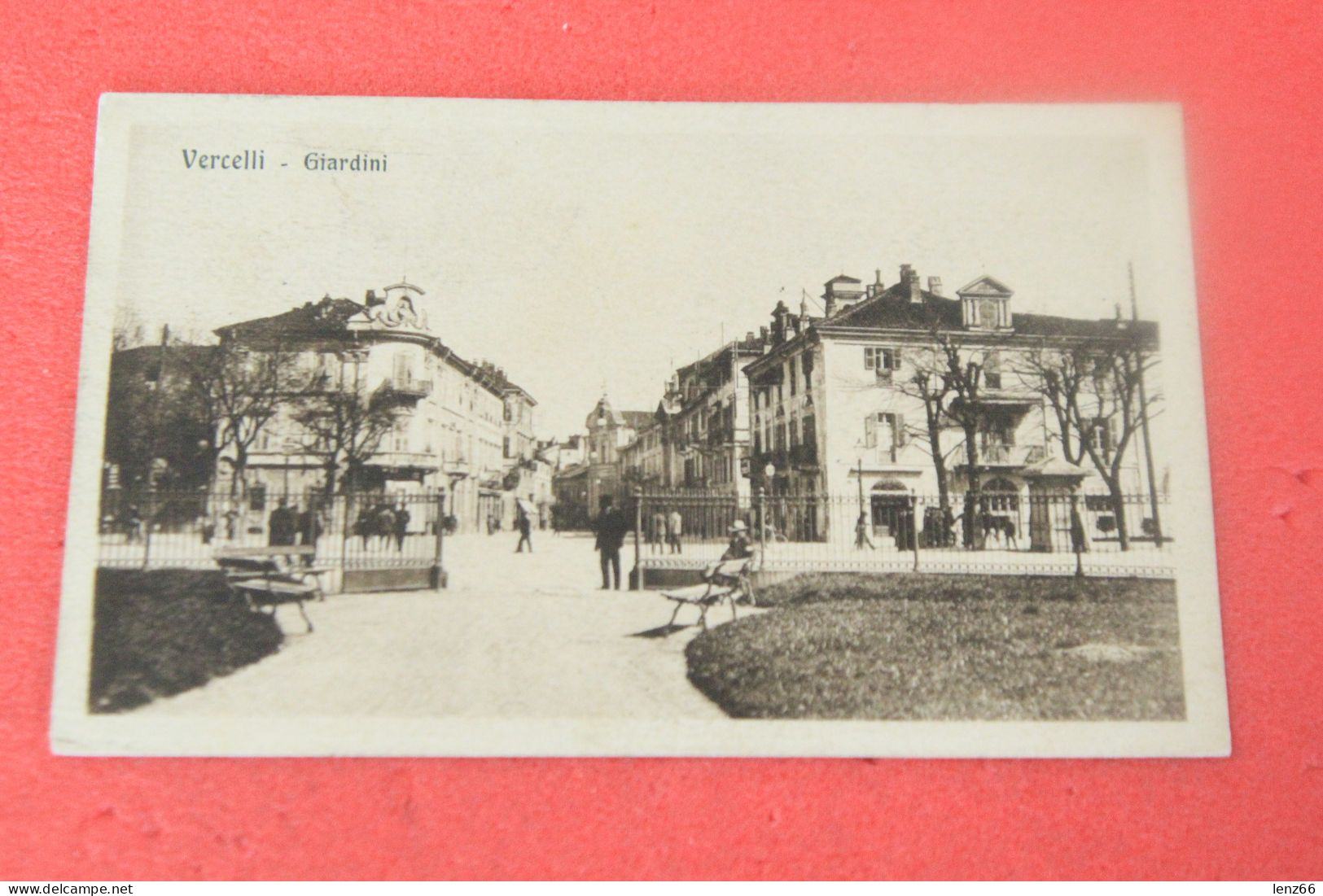 Vercelli Giardini 1926 Ed. Chiais - Vercelli