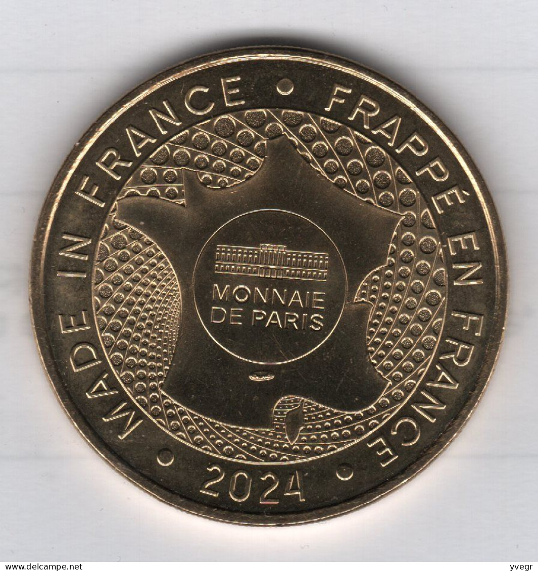 Jeton, Médaille Touristique De La Monnaie De Paris 35 Grand Aquarium De Saint Malo / Requins 2024 - 2024