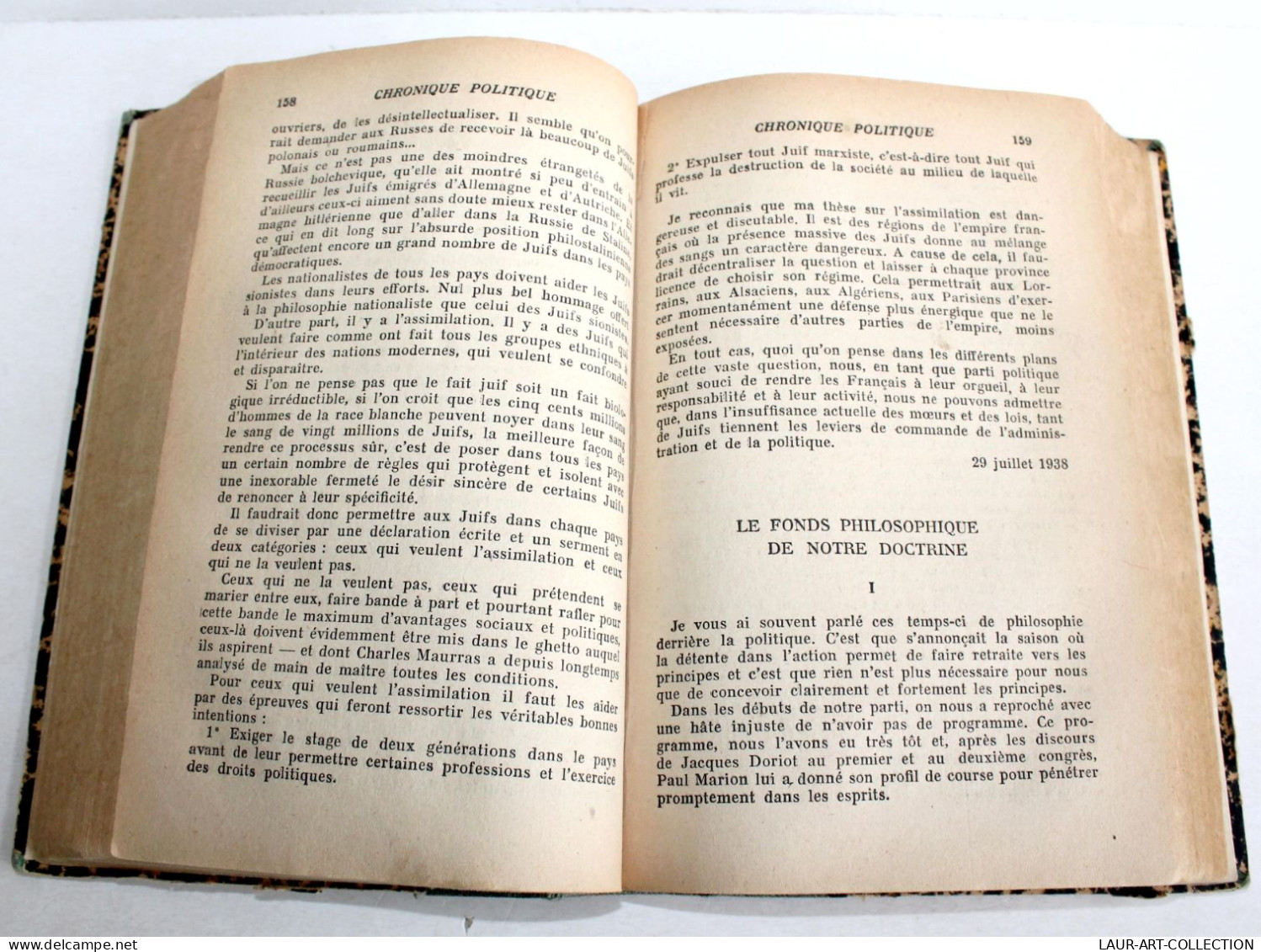 CHRONIQUE POLITIQUE 1934-1942 Par DRIEU LA ROCHELLE, 5e EDITION 1943 GALLIMARD / ANCIEN LIVRE XXe SIECLE (2603.131) - Politique