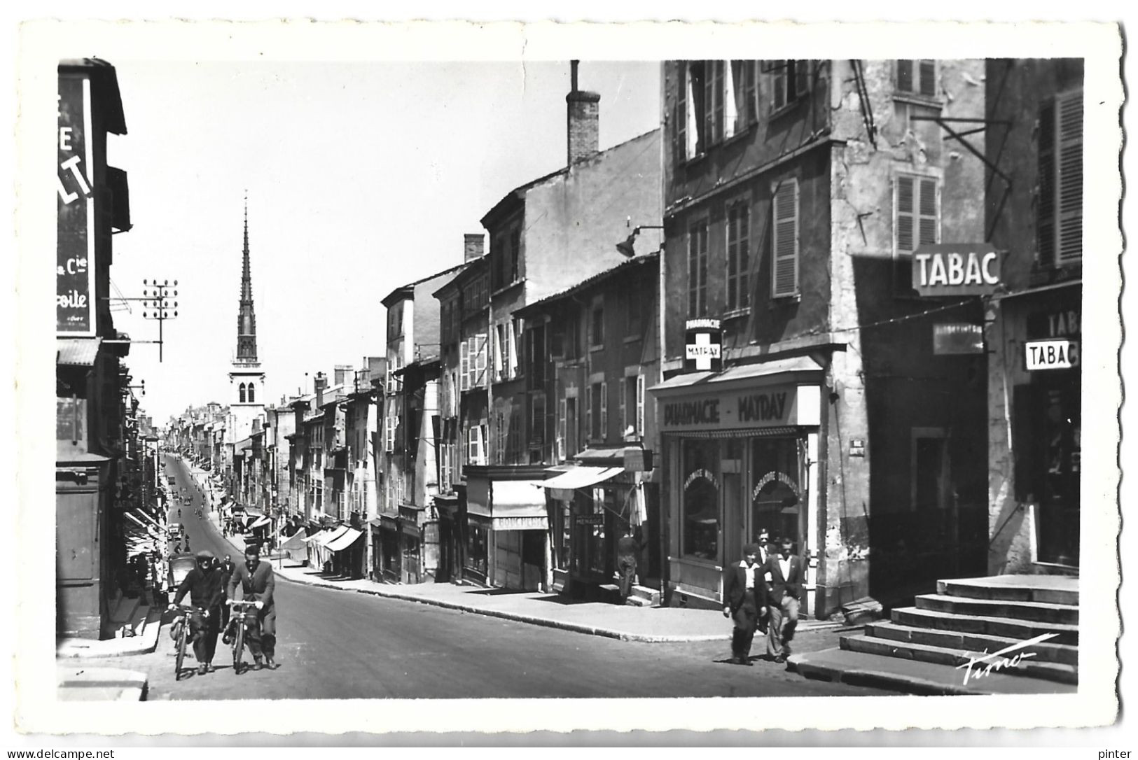 VILLEFRANCHE SUR SAONE - La Rue Nationale - Villefranche-sur-Saone