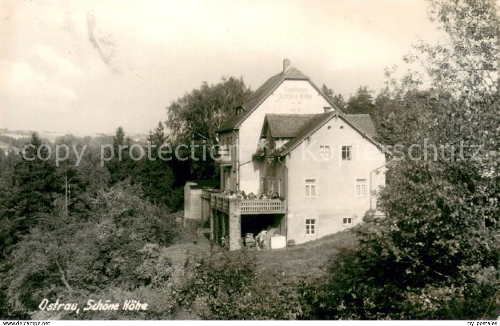 73748423 Ostrau Bad Schandau Gasthaus Schoene Hoehe Ostrau Bad Schandau - Bad Schandau