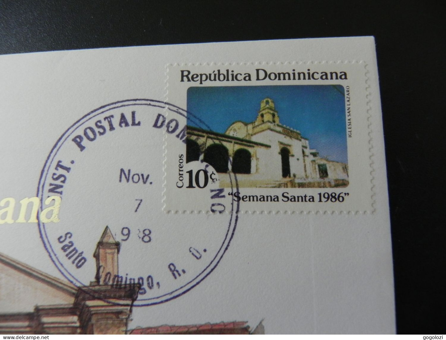 Dominican Republic 1/2 Peso 1983 - Cuna De Los Derechos Humanos - Bono Espaillat Rojas - Numis Letter 1988 - Dominicaanse Republiek