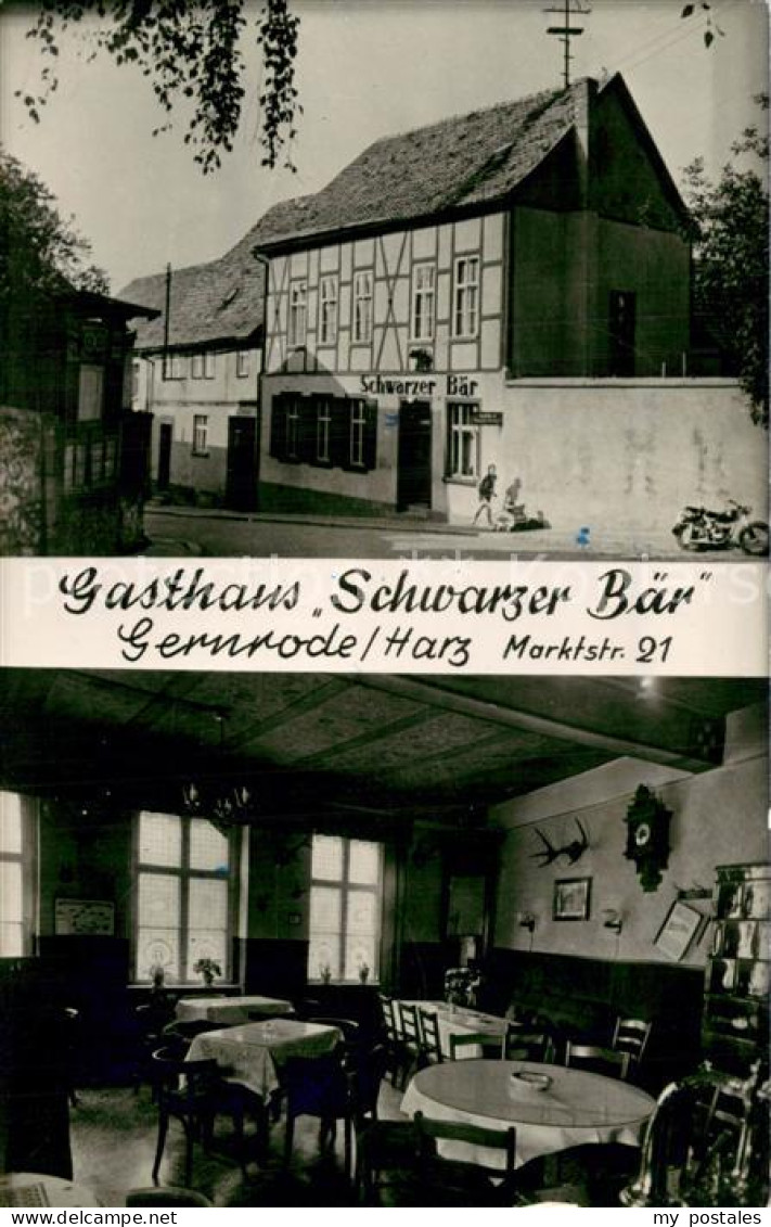 73748409 Gernrode Harz Gasthaus Schwarzer Baer Gaststube Gernrode Harz - Other & Unclassified