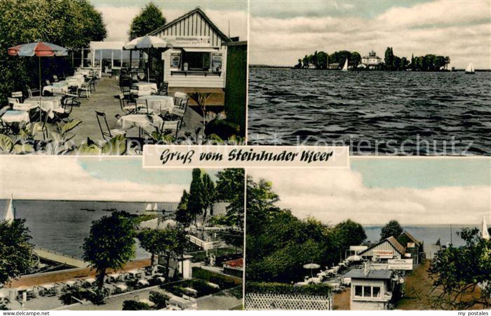 73748395 Steinhuder Meer Rusches Bootsverleih Und Erfrischungsgarten Insel Mit F - Steinhude