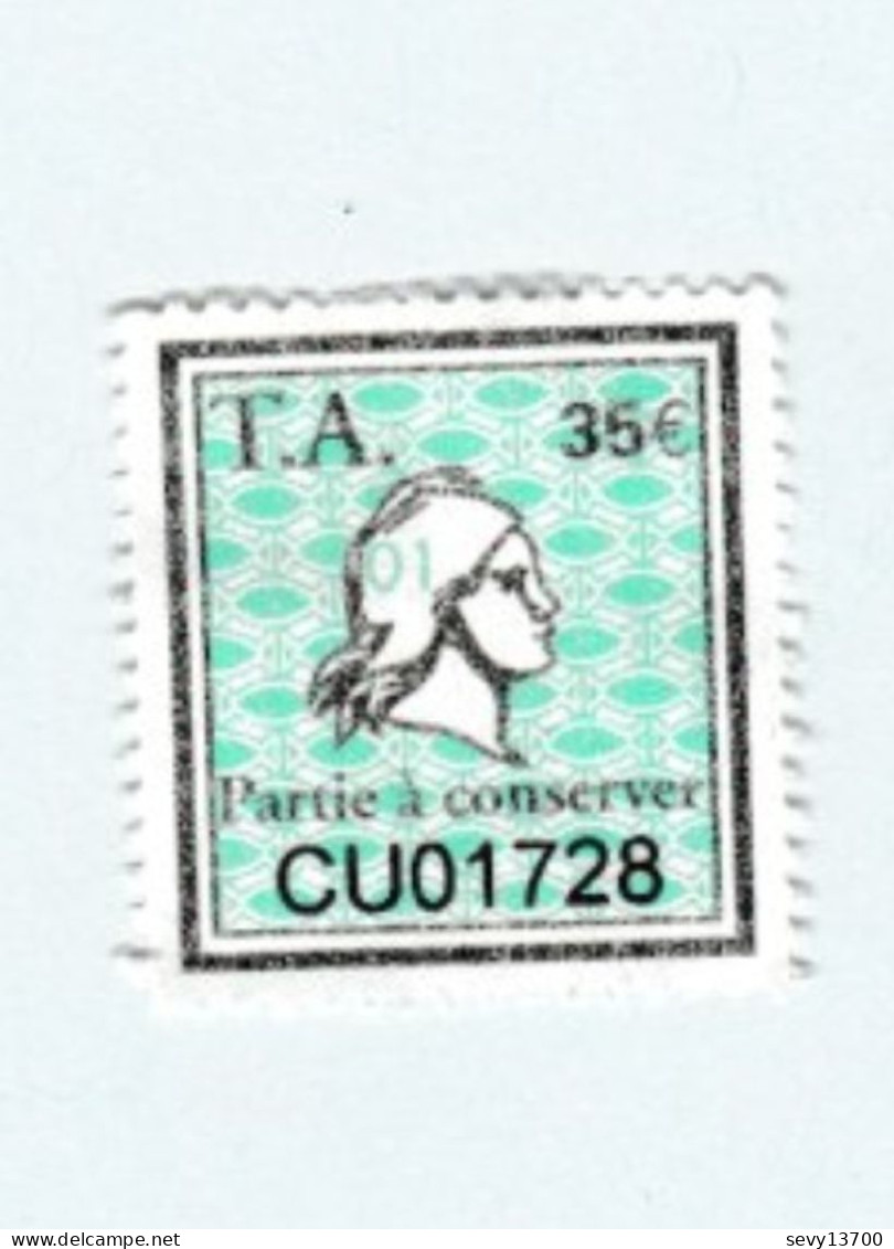 Timbres Fiscaux -  1 Timbre Amende Millésime 01 Partie à Conserver - Otros & Sin Clasificación