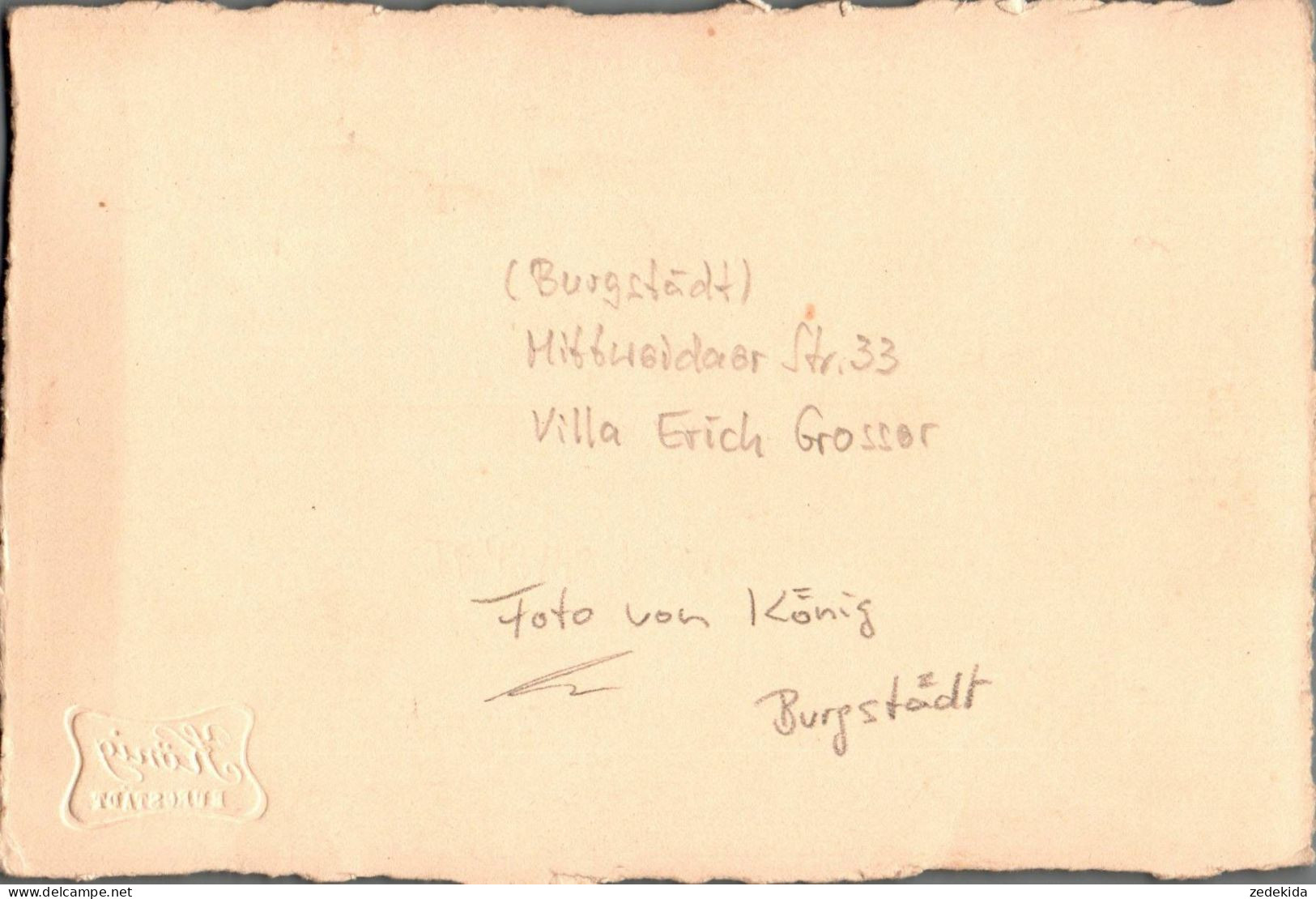 H1704 - Burgstädt Mittweidaer Strasse 33 - Villa Erich Grosser - Foto König - Burgstaedt