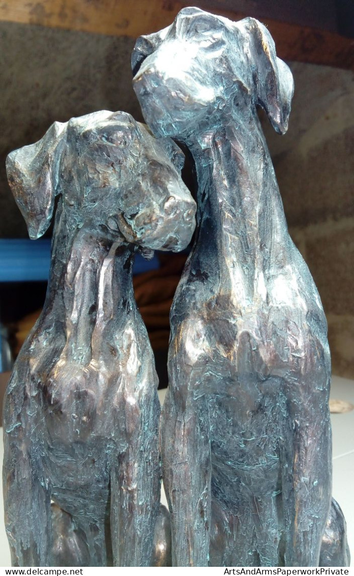 Sculpture: Chiens/ Sculpture: Dogs/ Sculptuur: Honden/ Skulptur: Hunde - Andere & Zonder Classificatie