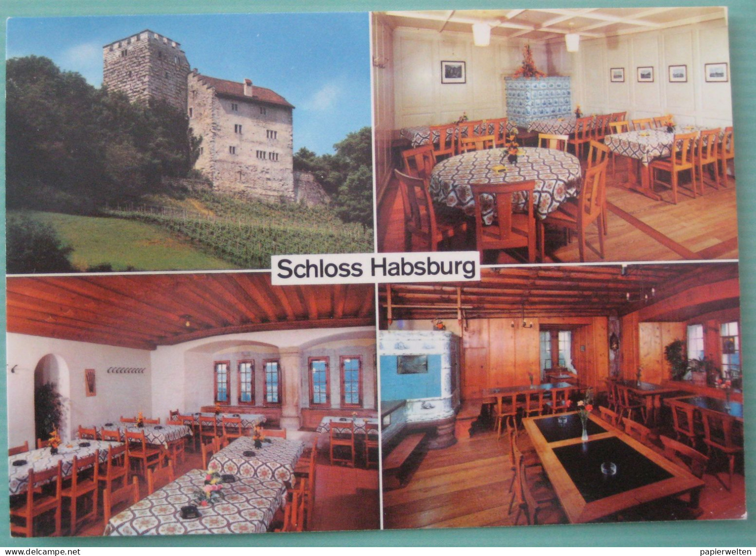 Habsburg (AG) - Mehrbildkarte "Schloss Habsburg" / Restaurant - Autres & Non Classés