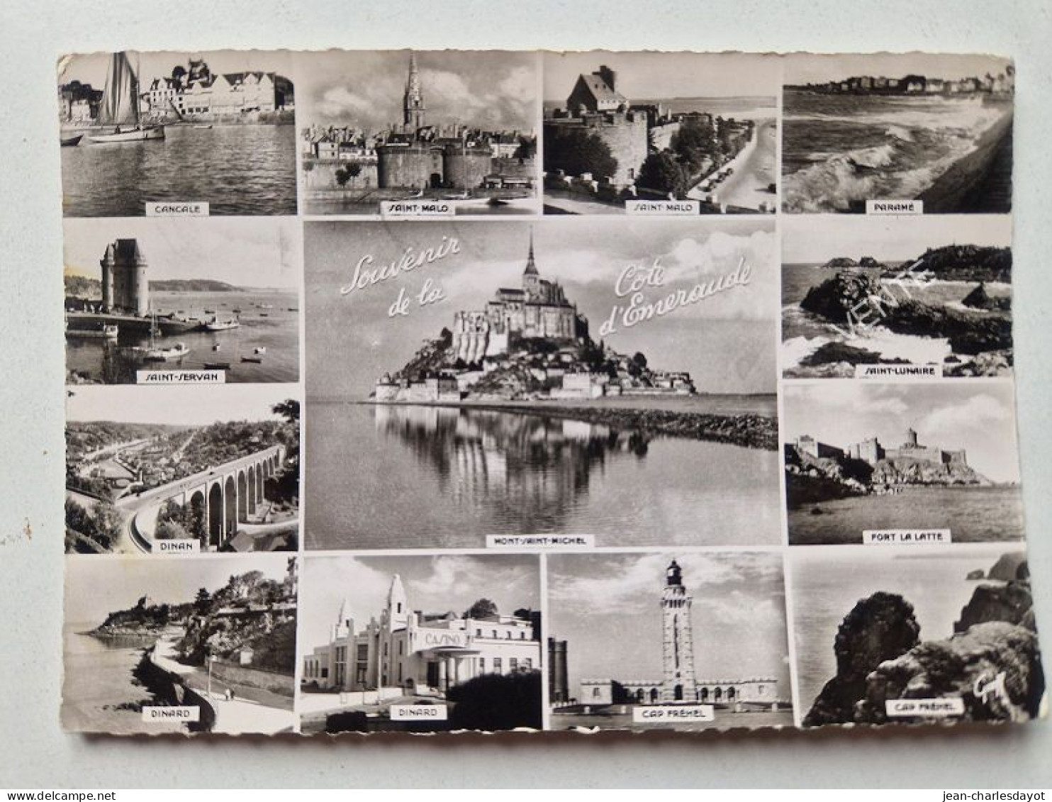 Carte Postale Souvenir Côte D'Emeraude - Mont Saint-Michel - Other & Unclassified