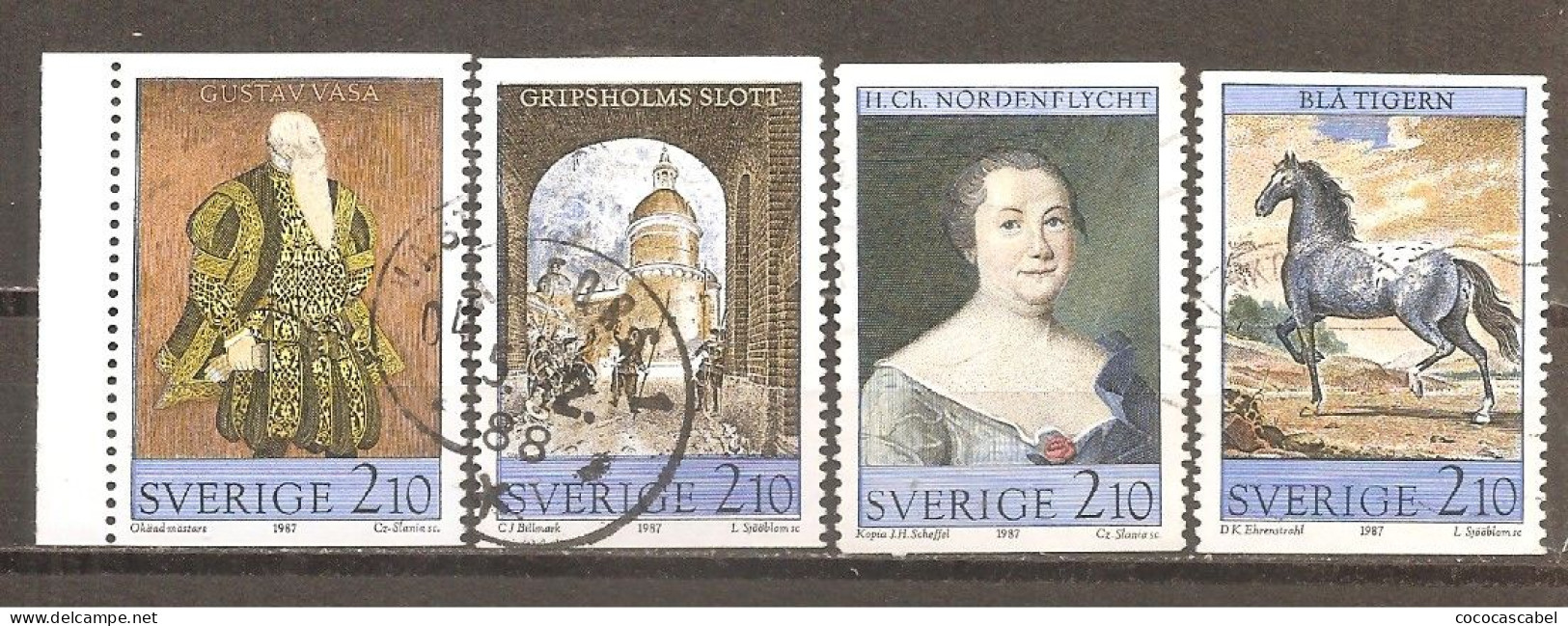 Suecia-Sweden Nº Yvert  1428-31 (usado) (o) - Used Stamps